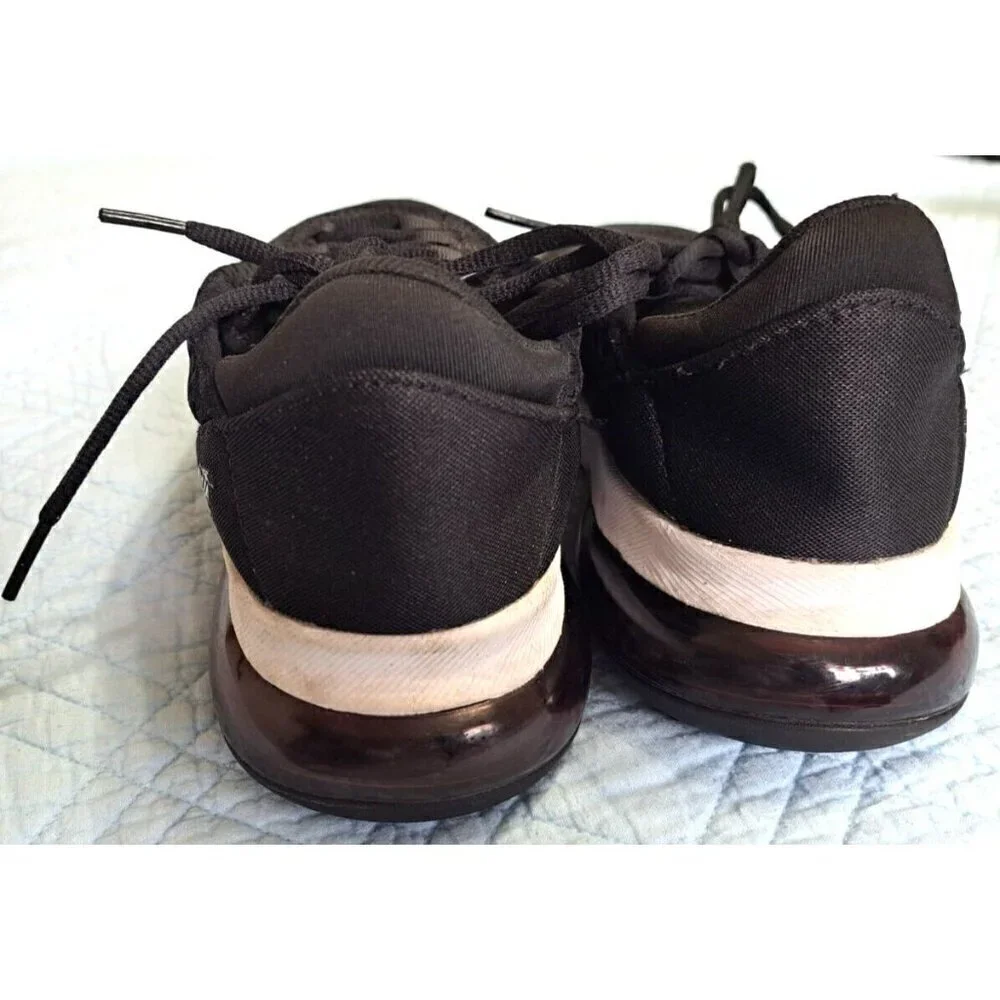 Avia 02 Air Women's 9 Black Mesh Low Cut Lace-Up Sneakers